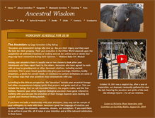 Tablet Screenshot of ancestralwisdom.com